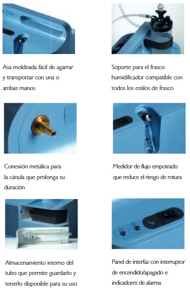 Concentrador de Oxigeno de 5 LPM - Imagen 2